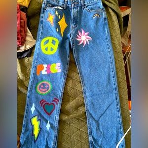 Hand painted jeans!